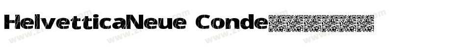 HelvetticaNeue Conde字体转换